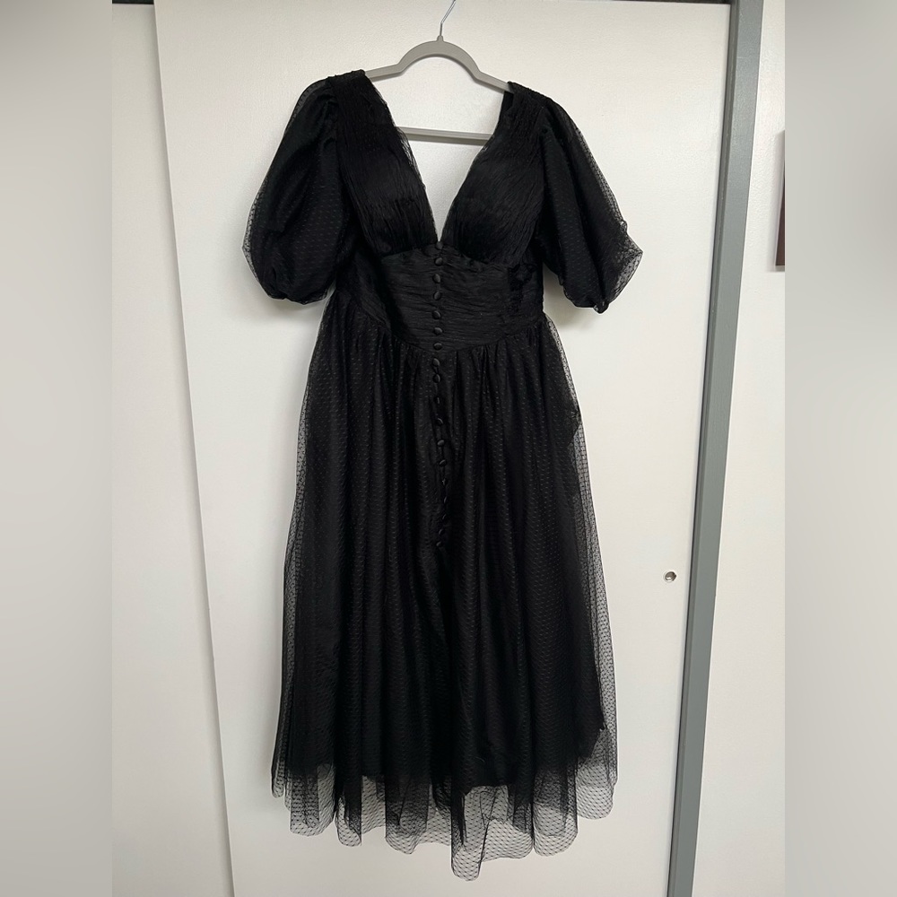 NWOT Tulle Corset Midi Prom Dress - Size 10